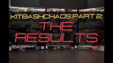 Kit Bash Chaos Part 2:  Kit Bashing Results