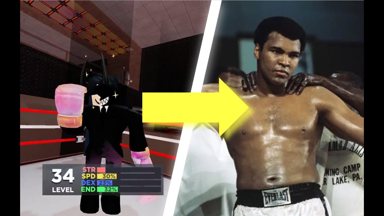 Trying To Be Muhammad Ali Roblox Boxing League Youtube - boxing shorts roblox