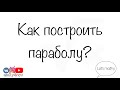 Как построить параболу?