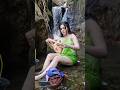suasana pagi hari dipedesaa nyuci di air terjun #kampung #pedesaan #fyp #alamdesaku #viral