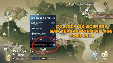 SWORD OF JUSTICE - Collection Scenery Map Peachspring Village COMPLETE