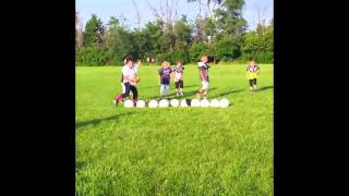 Myles First Jr. Tackle Practice