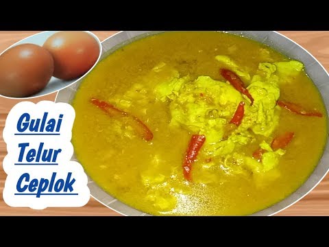 Cara Masak Gulai Lemak Telur Ayam
