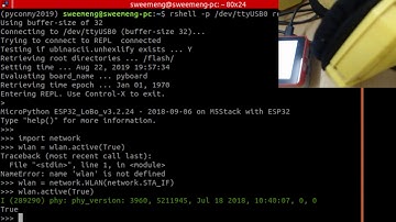 Networking on m5stack micropython