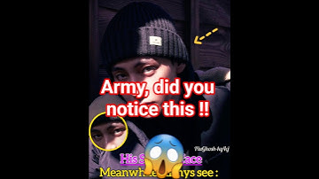 Army, did you notice this 😮❤️ #shorts #ytshorts #taehyung #kimtaehyung #btsv #vbts #taehyungedit