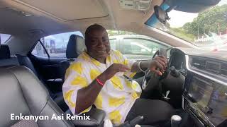 Edward Akwasi Boateng Enjoying Nkanyan Asi Remix with the New Car