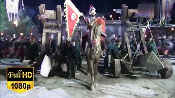 10,000 enemy troops surrounded the kung fu master, but he used tactics to repel them!