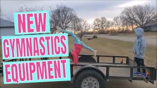 Picking Up New *USED* Gymnastics Equipment