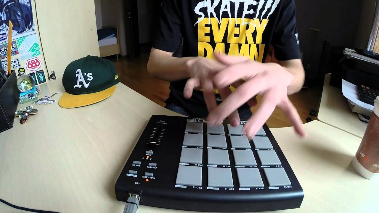 Beatcase - Falling Over (Akai MPD18 Live)