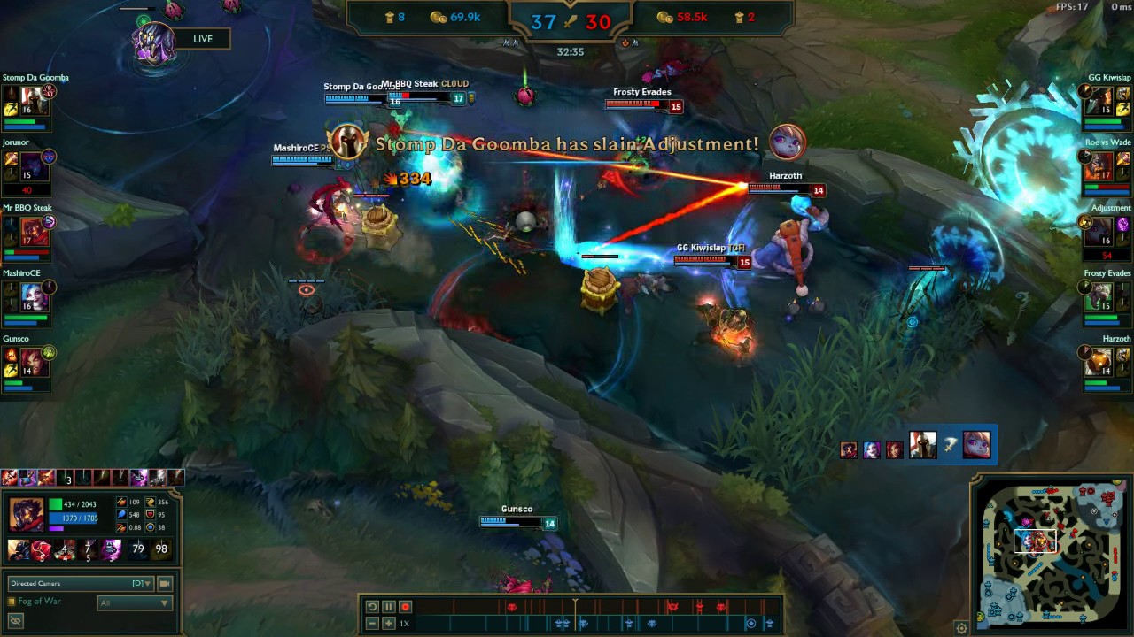 League of Legends - Season 7 PentaKill as Pantheon!