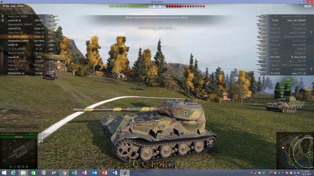 World Of Tanks Test Server N Meck Ht Youtube