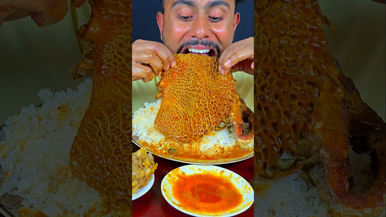 Very Spicy Full Mutton Boti Curry Eating 