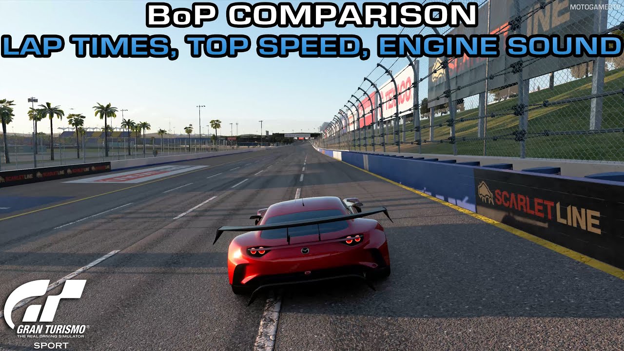 Gran Turismo Sport Mazda Rx Vision Gt3 Concept Bop Off Vs For Oval Comparison Youtube Gran Turismo Sport Mazda Rx Vision Gt3 Concept Bop Off Vs For Oval Comparison Youtube