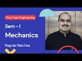 FE (Sem - I)  Mechanics Subject. Regular Batches @ Vidyalankar