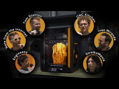 My favorite YouTuber's & I talk about 3D Printing! (Open Sauce 2026)