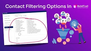 Contact Filtering Options In BoldTrail