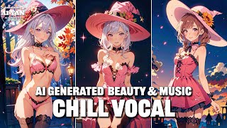 [Ai Artworks Lookbook] Ai Generated Beauty & Music Chill Vocal