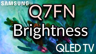 Samsung Q7FN Brightness