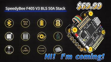 Shocked! $69.99 for a 50A Bluetooth 30x30 flight stack?! - SpeedyBee F405 V3 stack