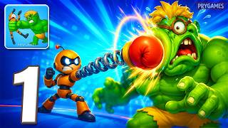 Toss &amp; Break - Gameplay Walkthrough Part 1 - Ragdoll Punch Game (Android, iOS)