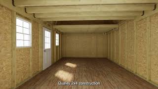 Best Barns Pinewood Wood Shed Walk Through
