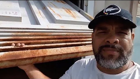Pode pintar em cima de ferrugem?