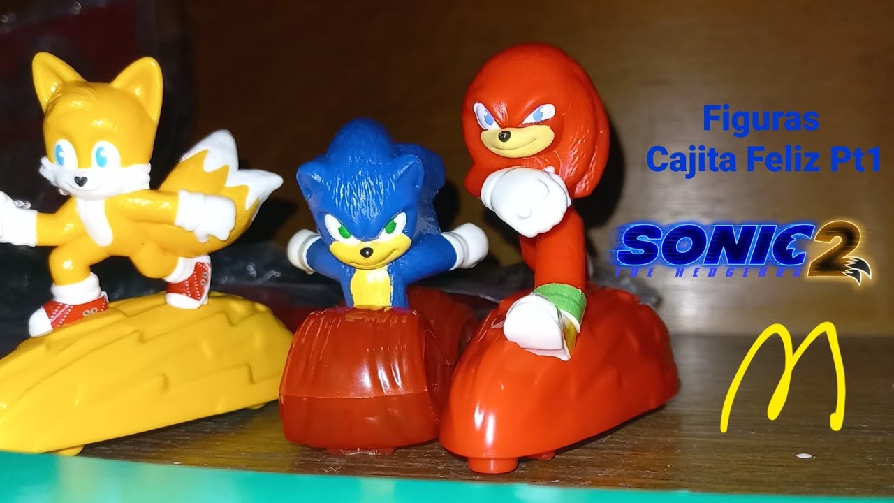 Reseña Figuras Sonic 2 Cajita Feliz Mcdonalds Parte 1