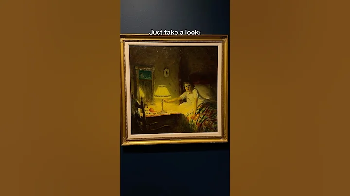 Paintings that play woth lighting from the Norman Rockwell museum #history #art