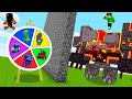 Troleé con RULETA en la BATALLA DE MOBS OPS de MINECRAFT