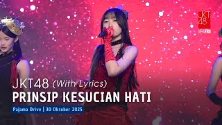 Download Lagu JKT48 - Prinsip Kesucian Hati (Junjou Shugi) (Erine, Levi, Nala) | Pajama Drive 30 Oktober 2025 MP3