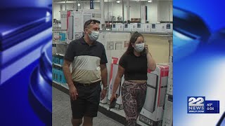 West Springfield Police searching for two suspects using stolen credit card