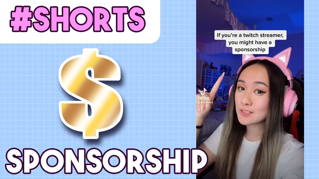 You might have a sponsorship!