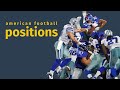 Positions in (American) Football