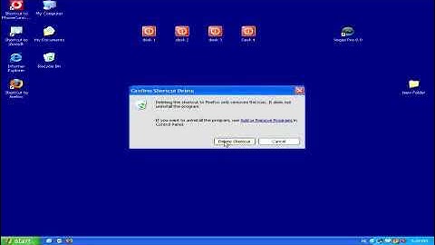 How to Remove an Icon From Windows XP Quick Start