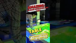 Interactive 3D AR sand table for indoor venues