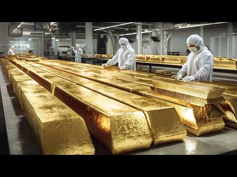 From Raw Ore to Pure Gold: How Rwanda People Refining Gold for Worldwide | Amazing Factory Machines