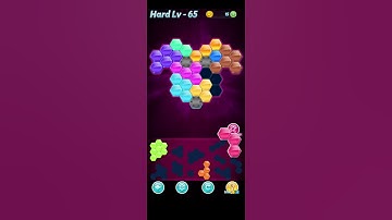 Block! Hexa Puzzle~Rainbow B block 7 to 10 levels~ level-65