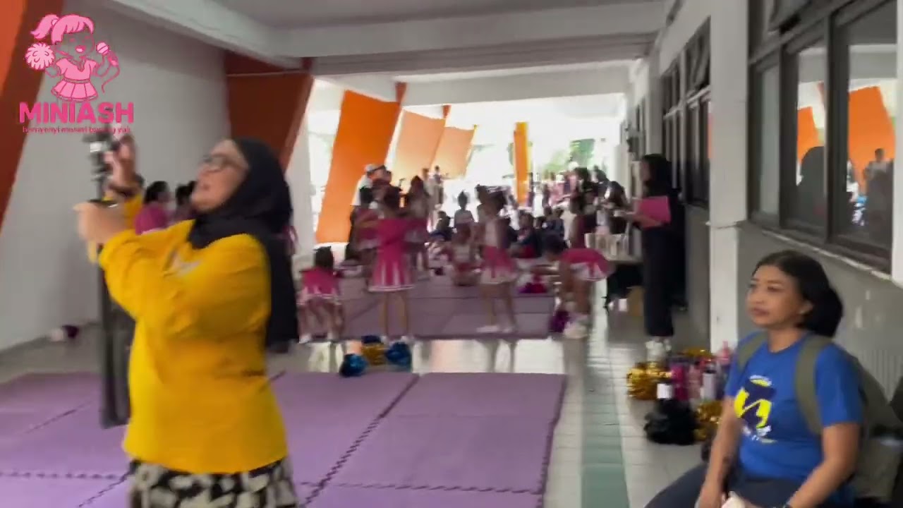 KEJURNAS cheerleader bareng Bubblegum n milkyway seruuuuu