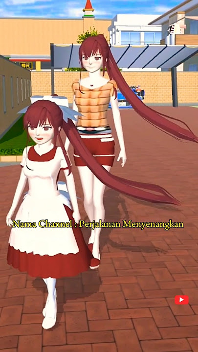 TUTORIAL RAMBUT PANJANG BISA GERAK JALAN NORMAL GANTI BAJU #sakuraschoolsimulator #sakura #shorts