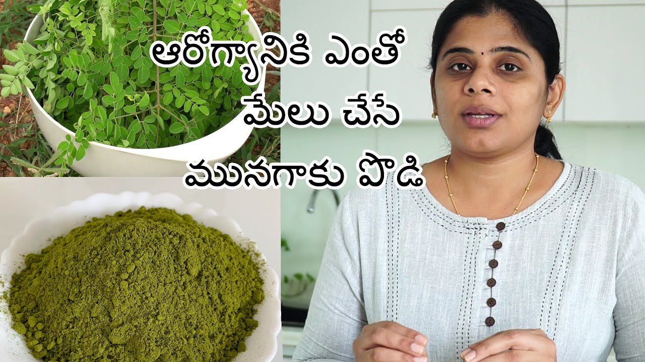 మునగాకు పొడి ఆరోగ్యానికి ఎంతో మేలు|| Moringa Powder for health