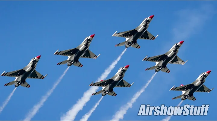 USAF Thunderbirds Full High Show 2019 - Nellis AFB