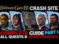 Baldur&#39;s Gate 3: Complete Guide - All Quests &amp; Achievements - Part 1 (Nautiloid Crash Site)