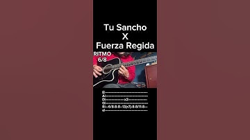 Thumbnail of Tu Sancho- Fuerza Regida🔥🎸 #fuerzaregida #tutorial #requinto #music #cover #takamine #guitar