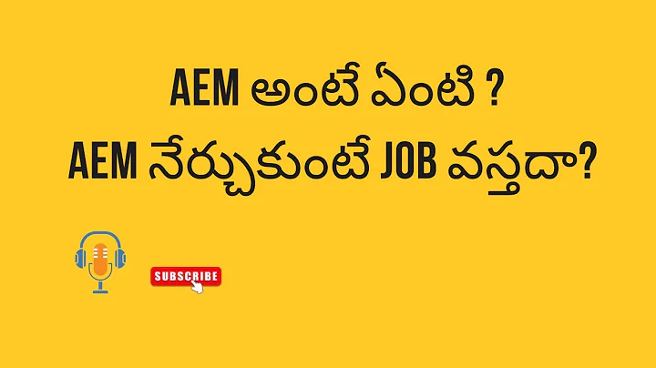 What is AEM? Adobe Experience Manager - Telugu