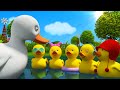 Five Little Ducks Nursery Rhyme With Lyrics Cartoon Animation Rhymes and Songs for Kids