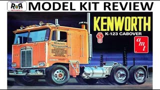 Kenworth 123 Cabover Tractor (I)  1:25 Scale  AMT687  -Model Kit Build & Review