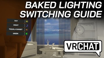VRChat Switch Baked lighting Tutorial (How to setup in 5 minutes)