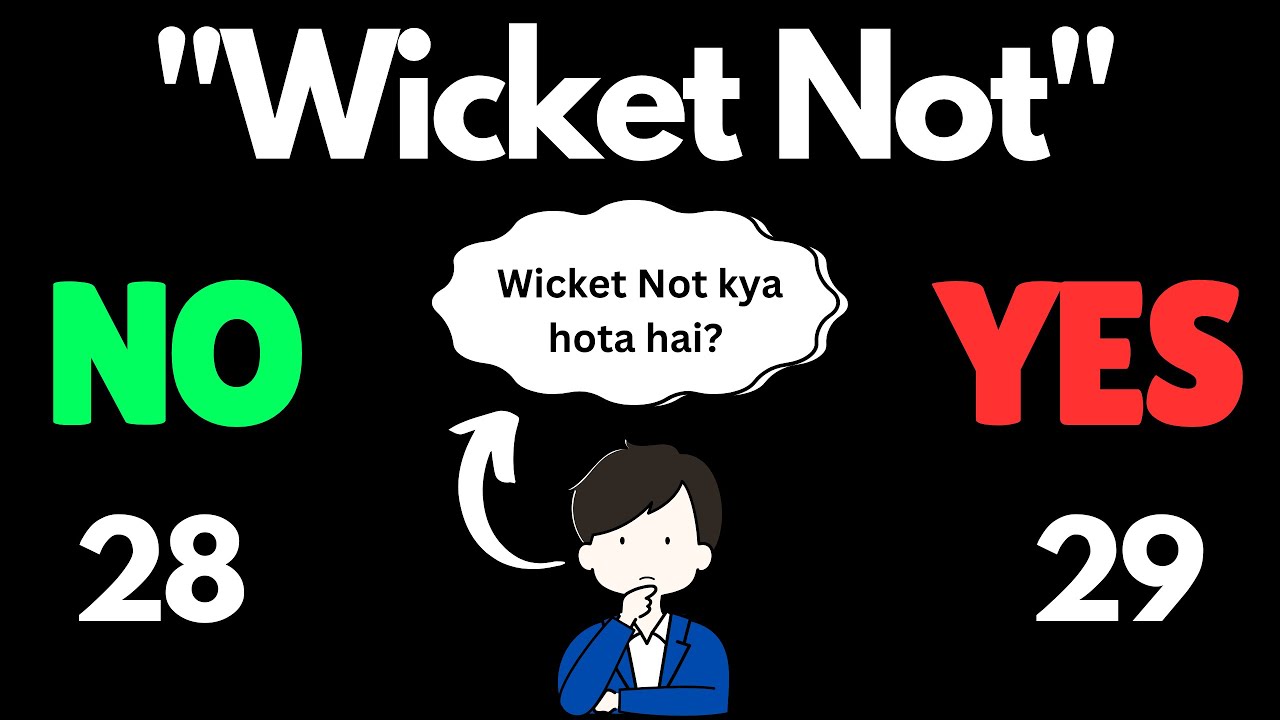 "Wicket Not" Kya hota hai? "Wicket Not" kaise khele? YouTube