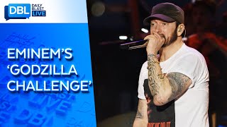 Eminem can rap at 10.65 syllables a second. now he wants others to
match his flow in the #godzillachallenge.---subscribe daily blast
live: http://bit.ly/2...