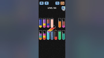 Water Color Sort Level 156 157 158 159 160 WalkThrough Solution Gameplay
